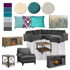 Maybe you would like to learn more about one of these? Ashely S Living Room Teal Purple Interior Design Mood Board By Styleyournest Style Sourcebook