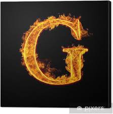 How do you say the letters of the alphabet? Fire Alphabet Letter G Canvas Print Pixers We Live To Change