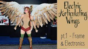 I planning on being hawkgirl for next year's c2e2. Diy Electronic Wings Pt 1 Frame Electronics Hawkgirl Cosplay Series Youtube