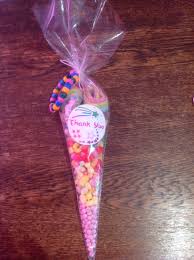 Thank You Gift Ideas For Birthday Party Thank You Sweetie Cones For A 10 Year Old Girl S Birthday Party Girls Birthday Party Decorations 10th Birthday Parties Girls Birthday Party