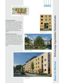 Mit unseren immobilien zu fairen konditionen wollen wir menschen aller altersgruppen ein zuhause geben. Wohnanlage Ingolstadter Karlsteinstrasse Gwg Munchen