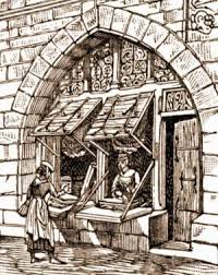 Echoppes Medievales Enluminure Moyen Age Dessin Architecture Artisanats Medievaux