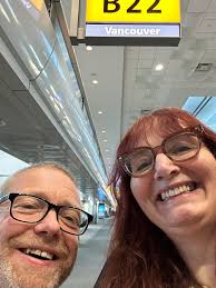 After our London To Vancouver flight was cancelled our travel company  finally managed to find us an alternative! We are now sitting