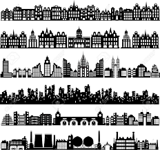 Silhouette Huisjes Google Zoeken City Silhouette House Silhouette Graphic Design Portfolio Cover