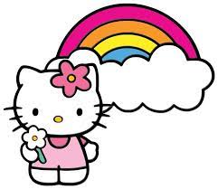 Scrappinbykris Rainbows Kitty Hello Kitty Printables Hello Kitty Coloring Hello Kitty Birthday