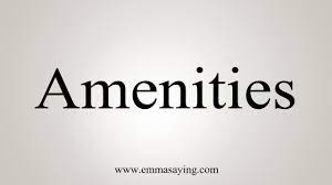 The quality of being pleasant or agreeable. How To Say Amenities Youtube