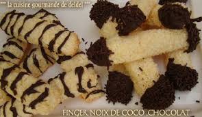 Finger Noix De Coco Chocolat Noix De Coco Noix Coco