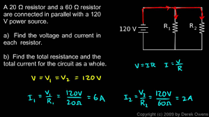 Parallel magnetic circuits with air gap. Physics 13 4 2e Parallel Circuit Example Youtube