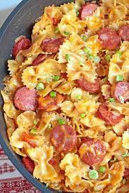 One Pot Kielbasa Pasta Recipe Food Recipes Kielbasa Pasta Recipes Sausage Recipes