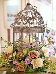 Pin By Seher Gul Avcu On I Love It Bird Cage Decor Floral Arrangements Wedding Birdcage