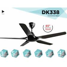 Rather than climbing up on a ladder to switch the direction of the fan blades, you can do so with the help of a remote control. Deka Dk338 65 Inci Reverse Function Remote Control Ceiling Fan Dk338 Shopee Malaysia