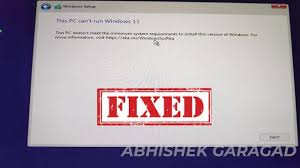 Windows 11 home edition requires internet connectivity and a microsoft account. This Pc Can T Run Windows 11 This Pc Dosen T Meet The Minimum System Requirements To Install Fixed Youtube