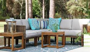 Bhg Home Decor Wood Coffee Table Rustic Patio Seat Cushions