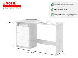 Computer schreibtisch auf moebelcheck.net ganz einfach finden ❤ entdecken sie unsere riesige auswahl an reduzierten computer schreibtisch. Computerschreibtisch Betonoptik Weiss 120 Cm Adria 0798007501
