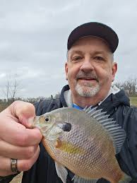 Fishing at Marsh Lake with small bass and panfish