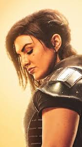 People watching at the airport has hit a whole new level 2021. Gina Carano Mobile Wallpaper In The Mandalorian Mobile Wallpaper Cara Dune Fitness Wallpaper