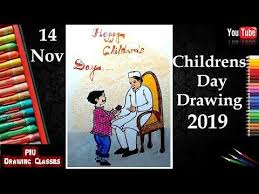 Childrens Day Drawing In 2020 Happy Children S Day Drawings Childrens