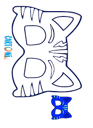 Cartoni Animati Stampa E Colora La Maschera Di Gattoboy Il Piccolo Superpigiamino Tutto Azzurro Che Ne Maschera Attivita Di Arte Per Bambini Cartoni Animati