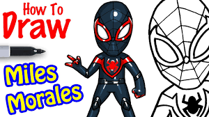 My name is miles morales. How To Draw Miles Morales Spider Man Ps5 Youtube