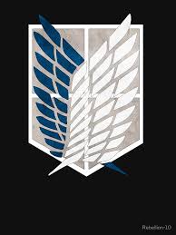 The titan's unique armor piece is a mark, a piece of cloth worn on the right hip intended to show their allegiance. Logos De Attack On Titan Novocom Top