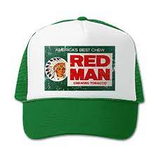 Quaker state racing #24 jeff gordon 1996 vintage hat. Amazon Com Red Man Chewing Vintage Style Trucker Hat Redman Retro Classic Snapback Cap Handmade