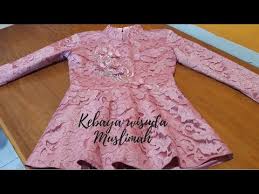 Cara Membuat 1 Stel Kebaya Atasan Rok Model Sarung Youtube