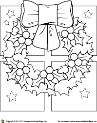Christmas Wreath Coloring Page Snowman Coloring Pages Christmas Tree Coloring Page Christmas Coloring Pages
