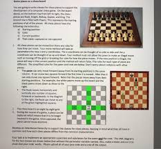 Each piece has its own unique way to move. Game Pieces On A Chess Board You Are Going To Write Chegg Com