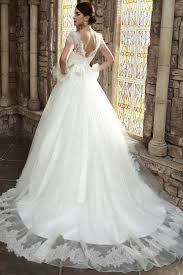 Wir haben die besten hochzeitskleider 2021 im angebot. Bridesire A Linie V Ausschnitt Hof Schleppe Tulle Brautkleid Bd1907155 221 90 Bridesire