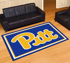 Pitt 5 X8 Plush Rug Plush Area Rugs University Of Pittsburgh Plush Rug