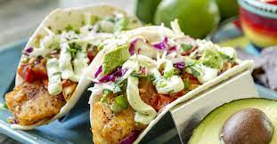 Add lime juice and stir to combine. Grilled Fish Tacos With Pickled Onions And Avocado Crema Wine Enthusiast Partners