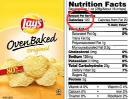 bag of chips has the most calories