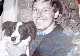 1966 WORLD CUP PICKLES THE DOG FINDER OF THE WORLD CUP DAVE CORBETT SIGND  10X8 9