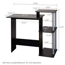 Compact size computer desk with side shelves suitable for small furinno fits: Furinno 11192 Efficient Home Laptop Notebook Computer Desk Multiple Colors Walmart Com Walmart Com