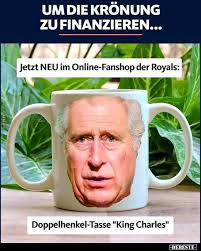 Um die Krönung zu finanzieren... Jetzt neu im Online-Fanshop der