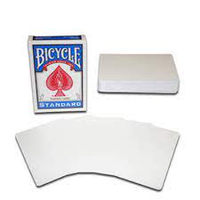 The most common pattern worldwide and the only. 1 Deck Original Bicycle Double Blank Playing Cards Magic Tricks Special Poker For Magician Making Magic Gimmick Playing Cards Magic Magic Trickscard Magic Trick Aliexpress