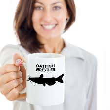 CATFISH WRESTLER, Catfish Anglers Mug, Catfish Fisherman's Gift, Catfish  Fishing Mom Gift, Gift for Catfish Fisherman, Hot Tea, Coffee Mugs