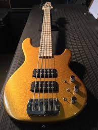An L 2500 In Pharaoh Gold Firemist Maple Neck With Clear Satin Finish Acoustic Bass Bass Guitar Guitar Lovers