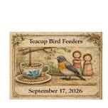 Craft Classes at the Inn - Teacup Bird Feeders