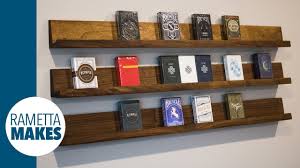 Hearts represent cups, spades are swords, diamonds translate to pentacles, coins, or discs, and. How To Make A Playing Card Shelf Diy Woodworking Youtube