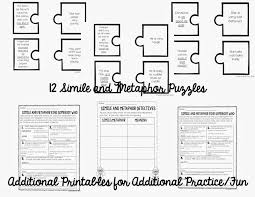 Fourth And Ten Similes And Metaphor Activities On Tpt And A Freebie For You Similes And Metaphors Metaphor Activities Writing Similes