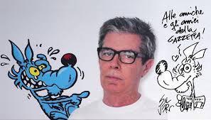 Alberto, il lupo blu timido e innamorato