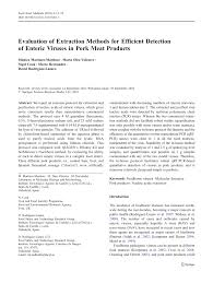 Private limited companys are required to file. Pdf Evaluation Of Extraction Methods For Efficient Detection Of Enteric Viruses In Pork Meat Products