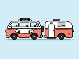 Road Trip Vw Art Road Trip Line Illustration