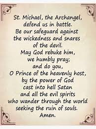 The Saint Michael S Prayer Photographic Print By Albert In 2021 St Michael Prayer Archangel Prayers Prayer Quotes