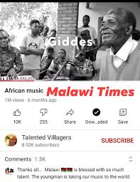 If you decide to use any. Malawi Times Malawi News Namadingo And Giddes Chalamanda S Reggae Mashup Hits 1 Million Views On Youtube In 6 Months Only As It Stands Out Now Namadingo And 93 Year Old