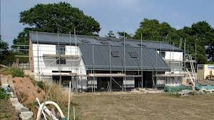 A steel frame barn's construction style sees steel columns anchored to a concrete foundation. Sara Darwin On Twitter Passivhaus Agricultural Steel Framed Barn Conversion Wrapped In Kingspantek Panels External Blinds Working Hard On Fakro Rooflights In The Heatwave Https T Co Fks42tz7qa
