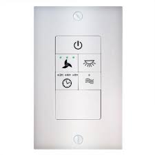 Hampton Bay Universal Ceiling Fan Wireless Wall Switch 68109 The Home Depot In 2020 Ceiling Fan With Light Ceiling Fan Ceiling Fan With Remote