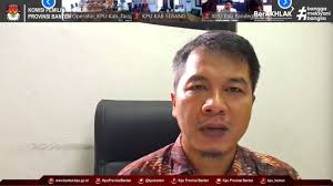 Serang, 25 Juli 2025 — KPU Provinsi Banten menggelar Rapat Koordinasi  Evaluasi Berbagi Pengalaman Pelaksanaan Tahapan Pemilu dan Pemilihan Tahun  2024 secara daring melalui Zoom Meeting dengan peserta Ketua Divisi Teknis  Penyelenggara