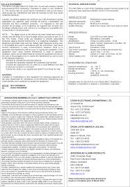 • two c7027a, c7035a or c7044a flame detectors can be wired in parallel for difficult flame sighting installations. Fw2smk9f Smoke Detector User Manual User Manual 25157 Crow Electronic Engineering
